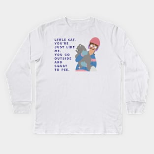 Aunt Gayle Quote Kids Long Sleeve T-Shirt